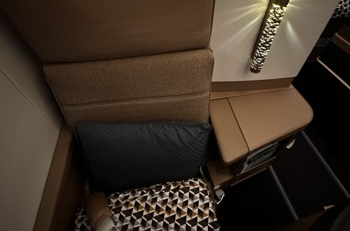 Business Class Seat at Etihad